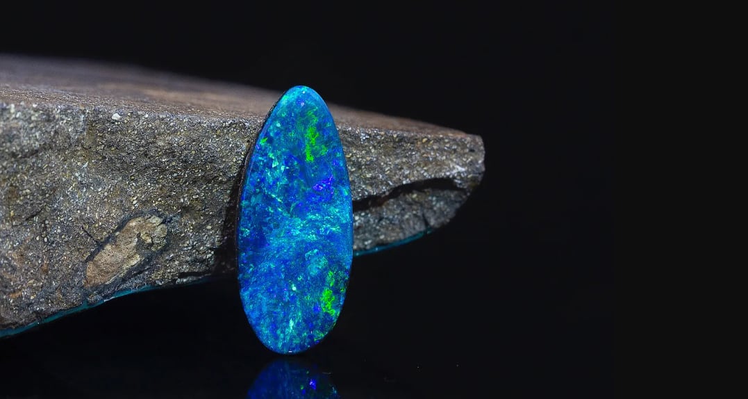 Blue Lightning Ridge opals