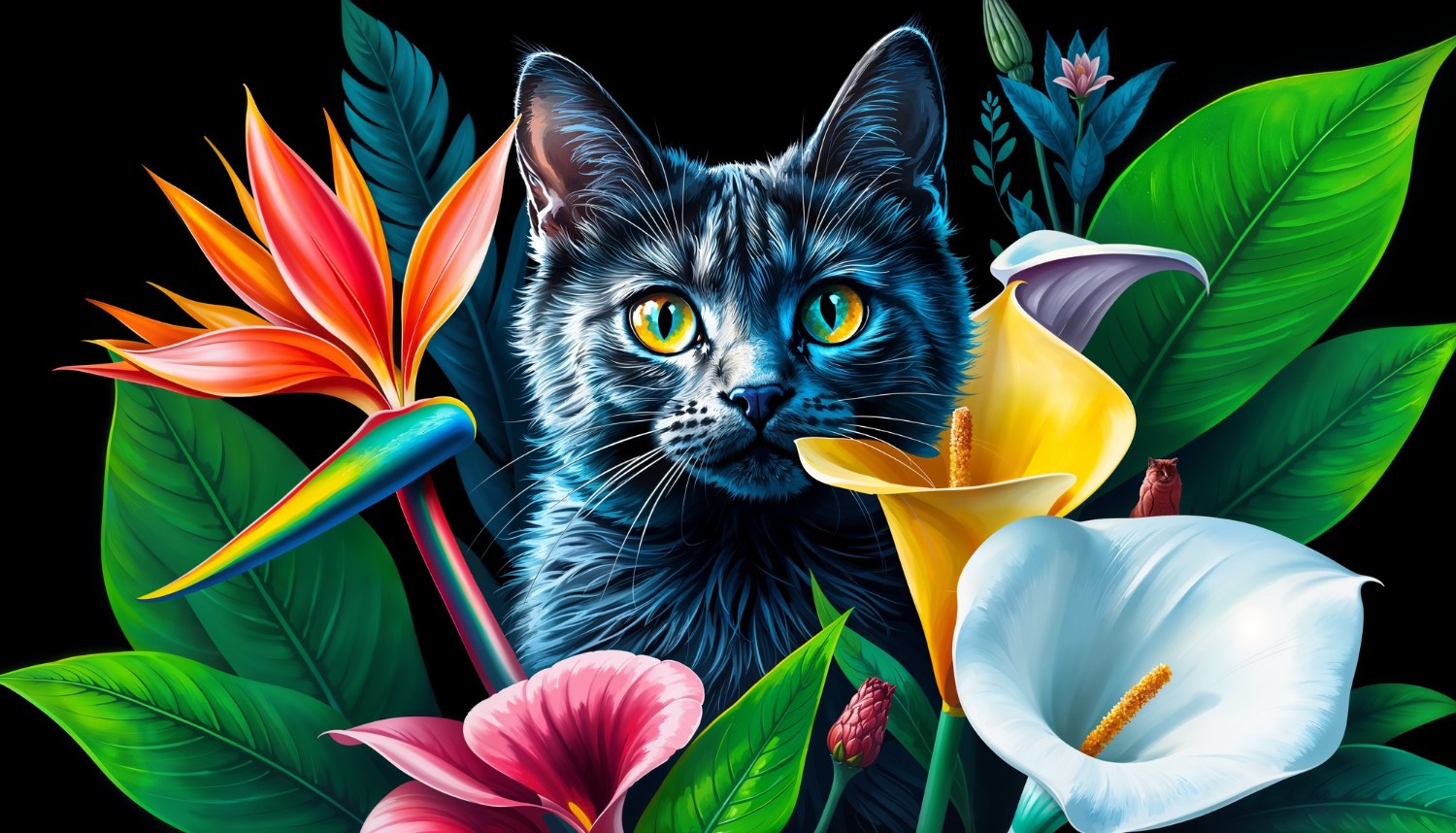 Cat Paint by Numbers