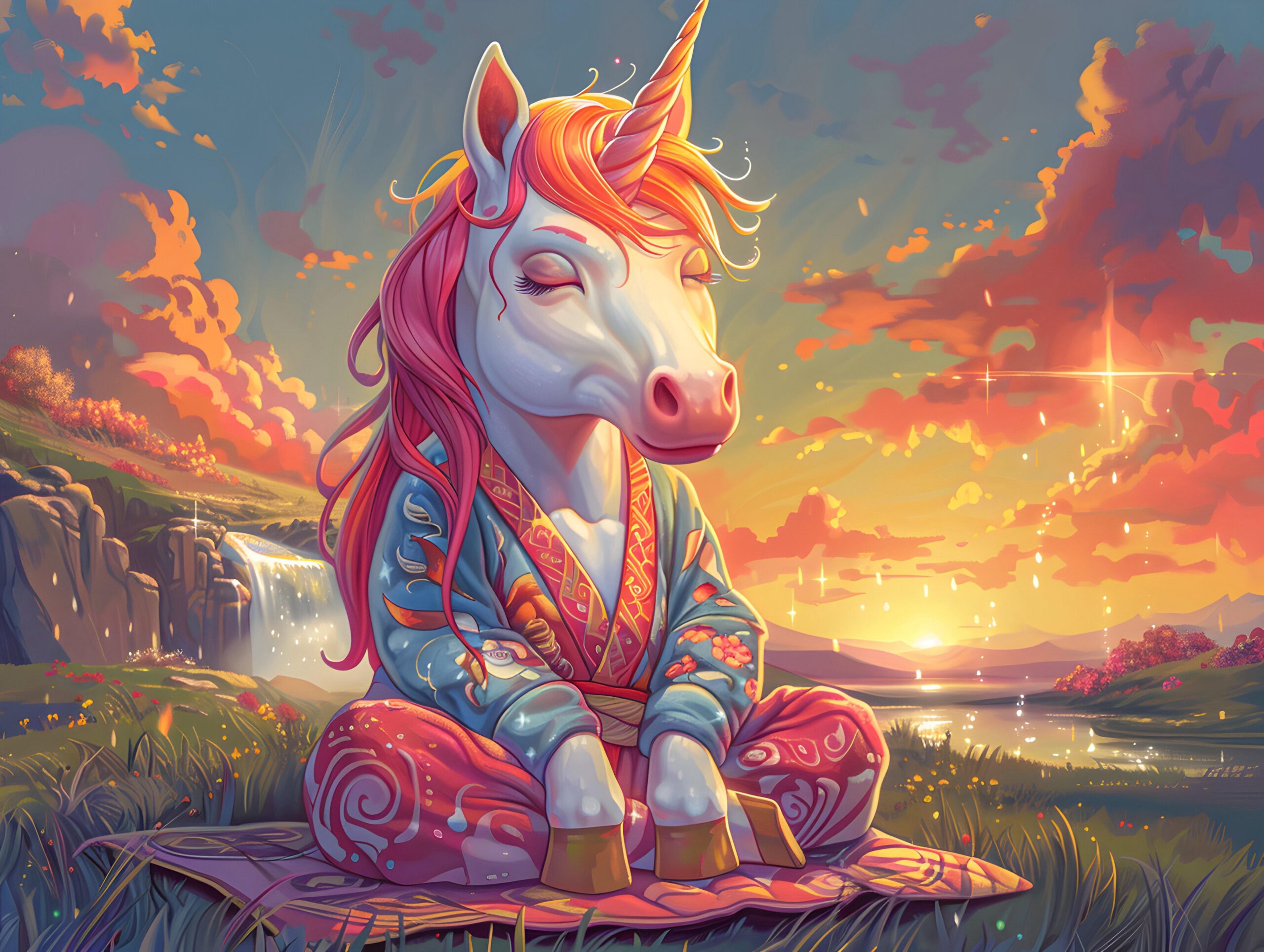 unicorn paint by number